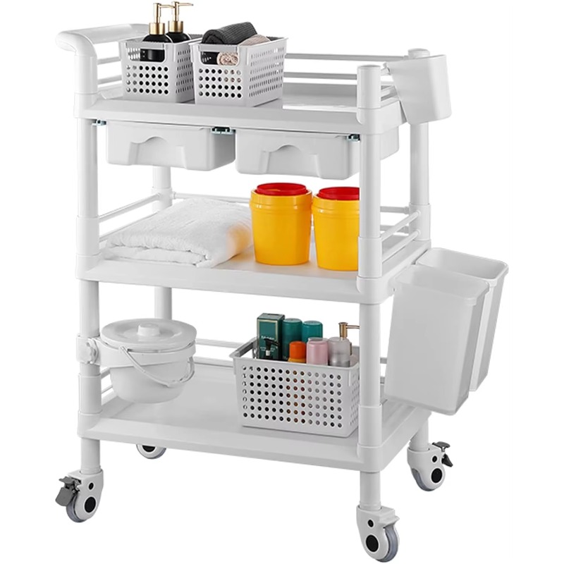 Medical Lab Furniture - Utility Medical 3-Tier Esthetician Beauty Salon